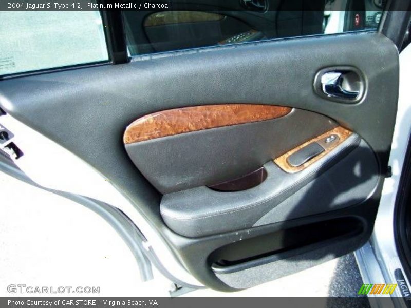 Platinum Metallic / Charcoal 2004 Jaguar S-Type 4.2