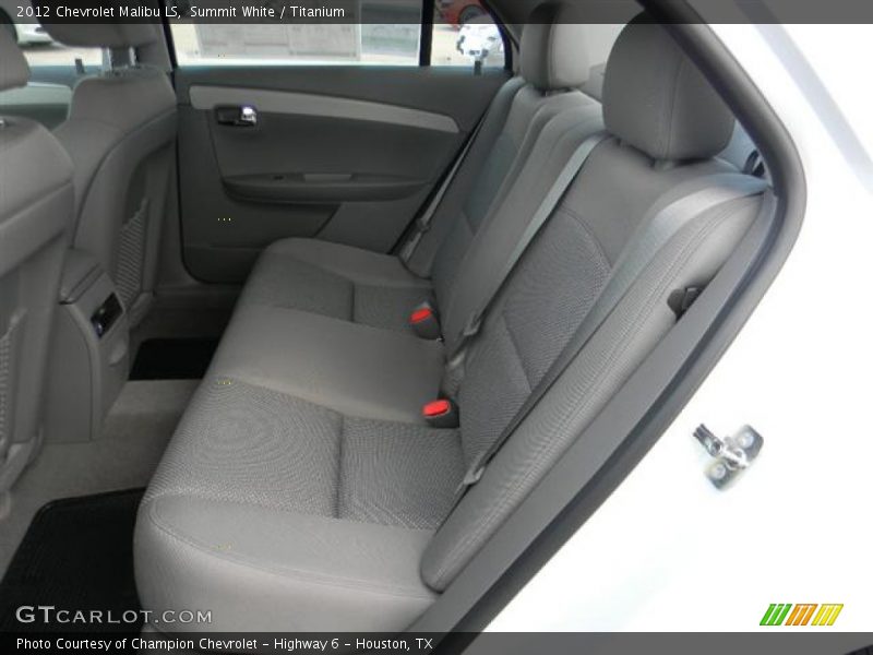 Summit White / Titanium 2012 Chevrolet Malibu LS