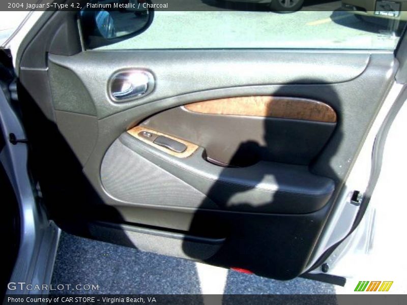 Platinum Metallic / Charcoal 2004 Jaguar S-Type 4.2