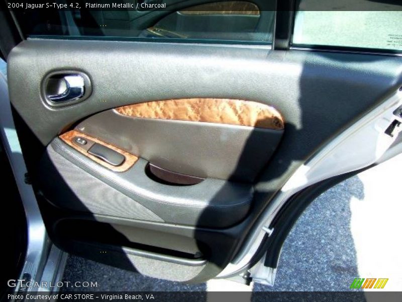 Platinum Metallic / Charcoal 2004 Jaguar S-Type 4.2