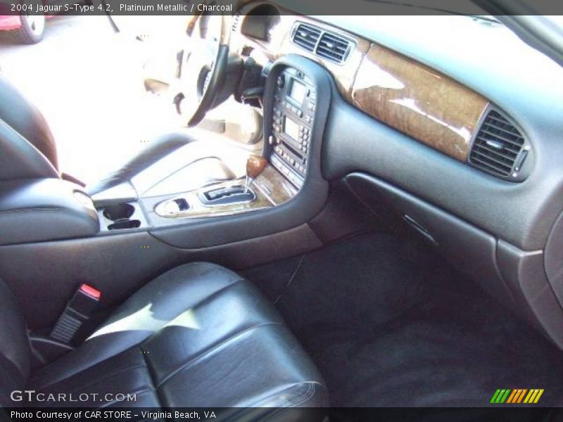 Platinum Metallic / Charcoal 2004 Jaguar S-Type 4.2