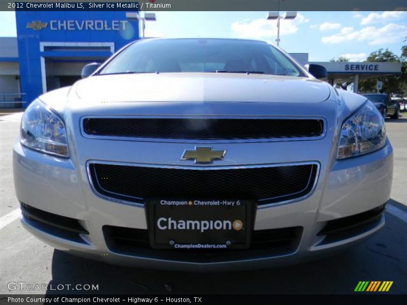 Silver Ice Metallic / Titanium 2012 Chevrolet Malibu LS