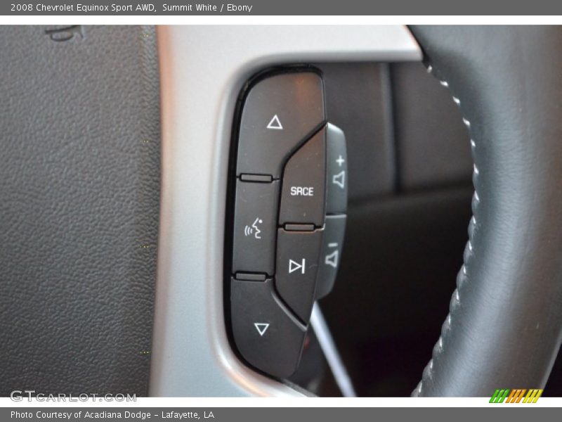 Controls of 2008 Equinox Sport AWD