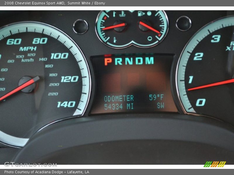 Summit White / Ebony 2008 Chevrolet Equinox Sport AWD