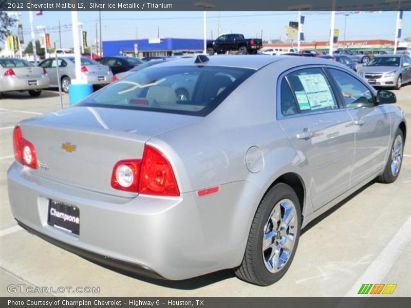 Silver Ice Metallic / Titanium 2012 Chevrolet Malibu LS