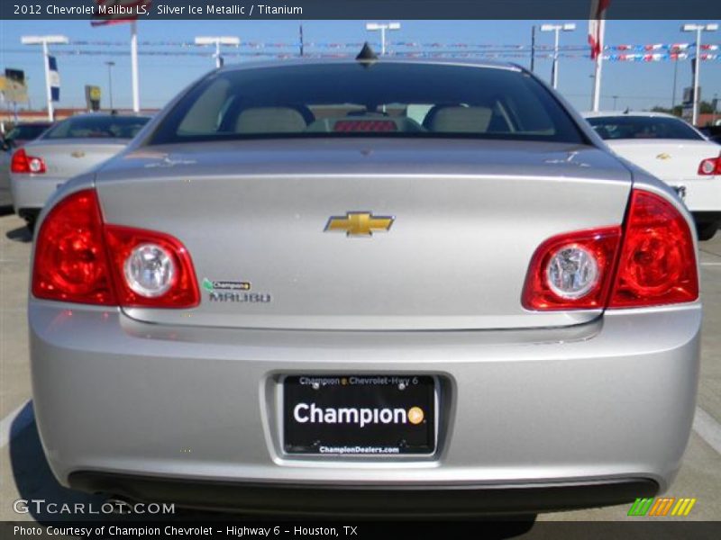 Silver Ice Metallic / Titanium 2012 Chevrolet Malibu LS