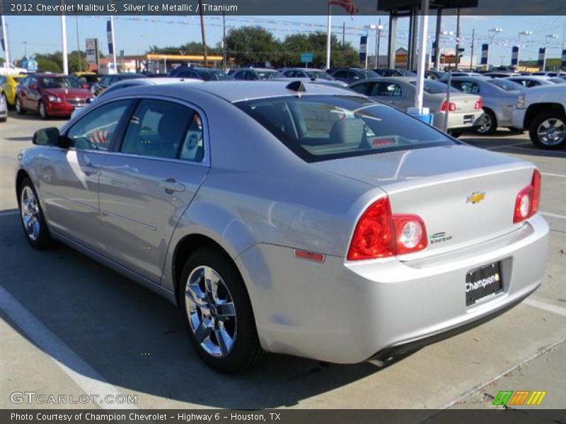 Silver Ice Metallic / Titanium 2012 Chevrolet Malibu LS