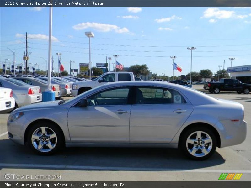 Silver Ice Metallic / Titanium 2012 Chevrolet Malibu LS