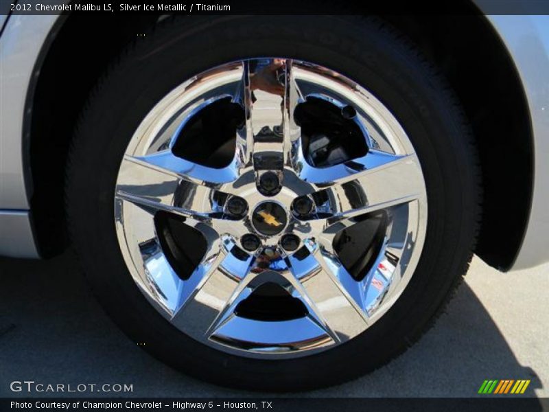 Silver Ice Metallic / Titanium 2012 Chevrolet Malibu LS