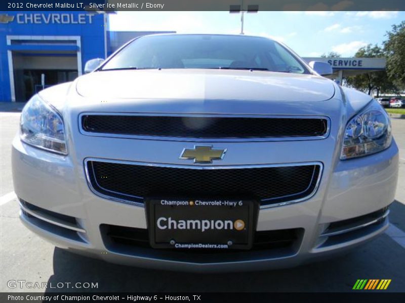 Silver Ice Metallic / Ebony 2012 Chevrolet Malibu LT