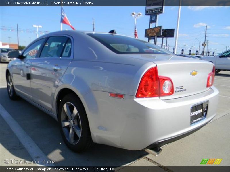 Silver Ice Metallic / Ebony 2012 Chevrolet Malibu LT