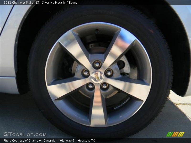 Silver Ice Metallic / Ebony 2012 Chevrolet Malibu LT