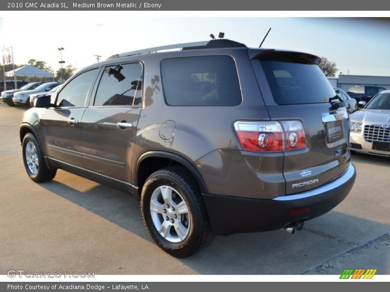 Medium Brown Metallic / Ebony 2010 GMC Acadia SL