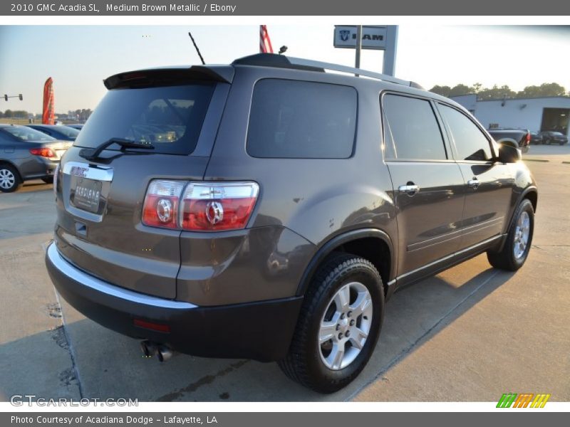 Medium Brown Metallic / Ebony 2010 GMC Acadia SL
