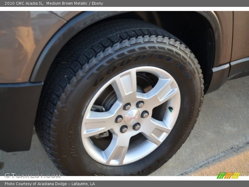 Medium Brown Metallic / Ebony 2010 GMC Acadia SL