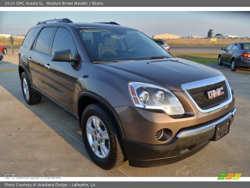 Medium Brown Metallic / Ebony 2010 GMC Acadia SL
