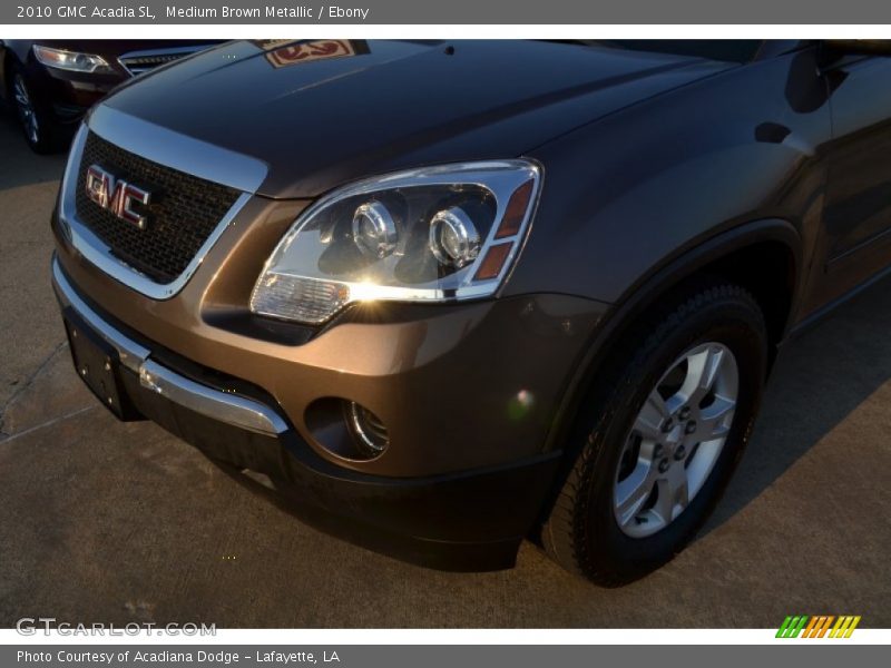 Medium Brown Metallic / Ebony 2010 GMC Acadia SL
