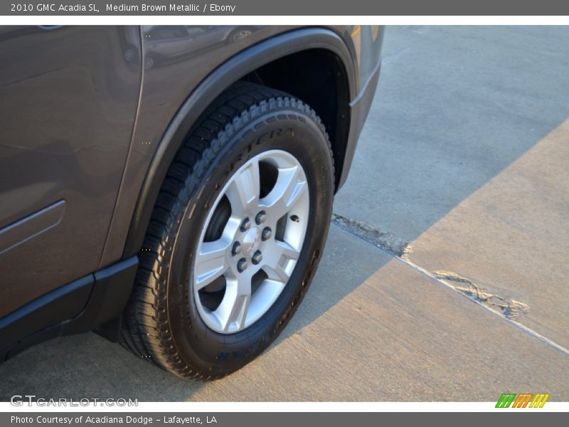 Medium Brown Metallic / Ebony 2010 GMC Acadia SL