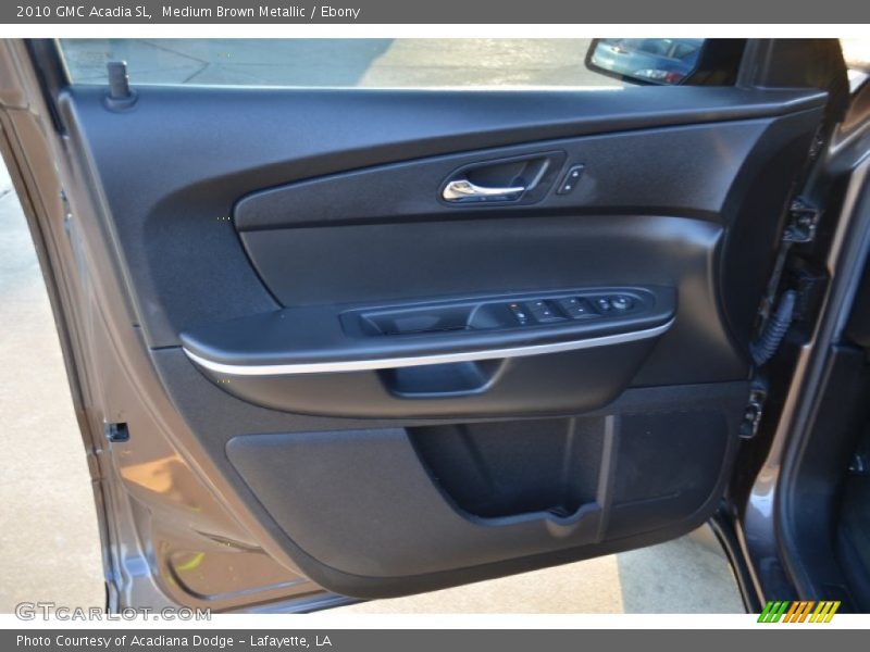 Medium Brown Metallic / Ebony 2010 GMC Acadia SL