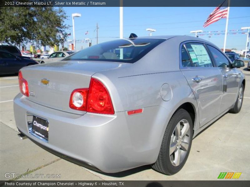 Silver Ice Metallic / Titanium 2012 Chevrolet Malibu LT