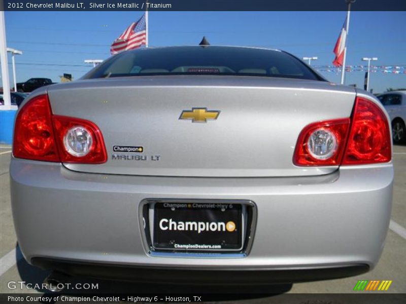 Silver Ice Metallic / Titanium 2012 Chevrolet Malibu LT