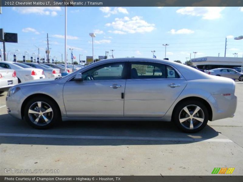 Silver Ice Metallic / Titanium 2012 Chevrolet Malibu LT
