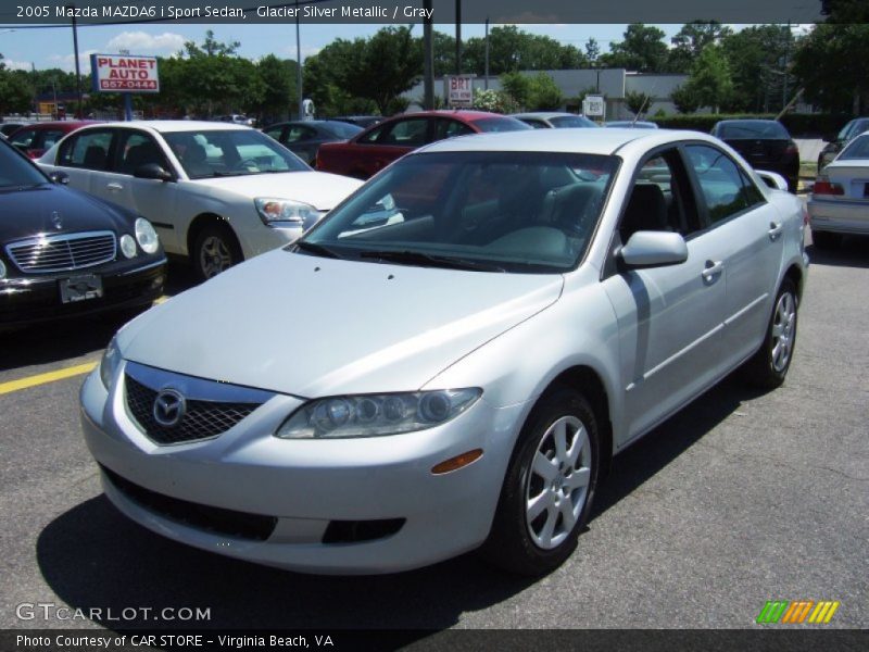 Glacier Silver Metallic / Gray 2005 Mazda MAZDA6 i Sport Sedan
