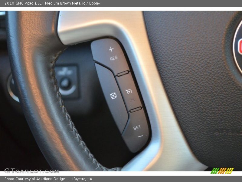 Medium Brown Metallic / Ebony 2010 GMC Acadia SL