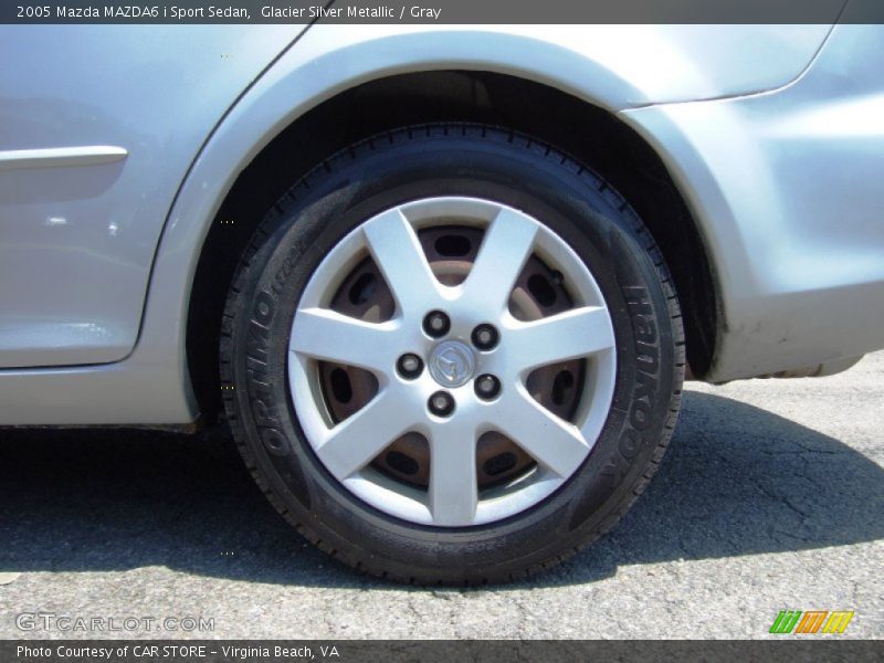 Glacier Silver Metallic / Gray 2005 Mazda MAZDA6 i Sport Sedan