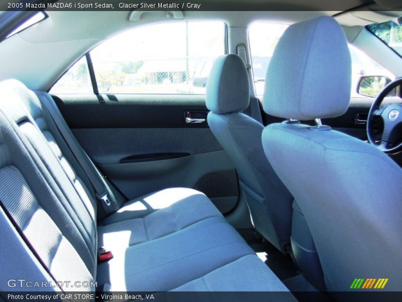 Glacier Silver Metallic / Gray 2005 Mazda MAZDA6 i Sport Sedan