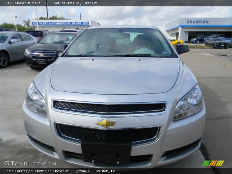 Silver Ice Metallic / Titanium 2012 Chevrolet Malibu LS