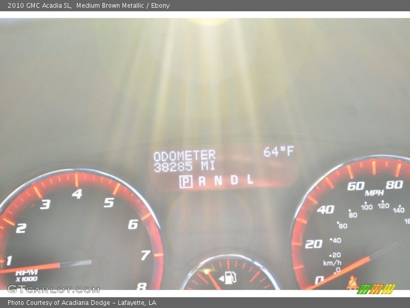 Medium Brown Metallic / Ebony 2010 GMC Acadia SL