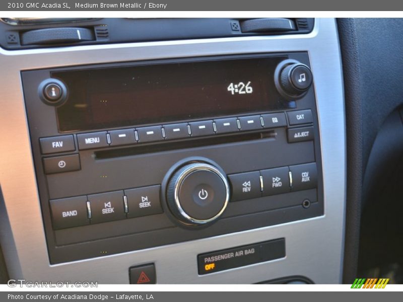Medium Brown Metallic / Ebony 2010 GMC Acadia SL