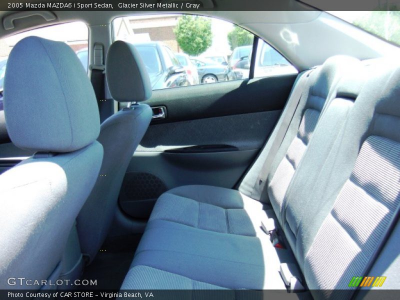 Glacier Silver Metallic / Gray 2005 Mazda MAZDA6 i Sport Sedan