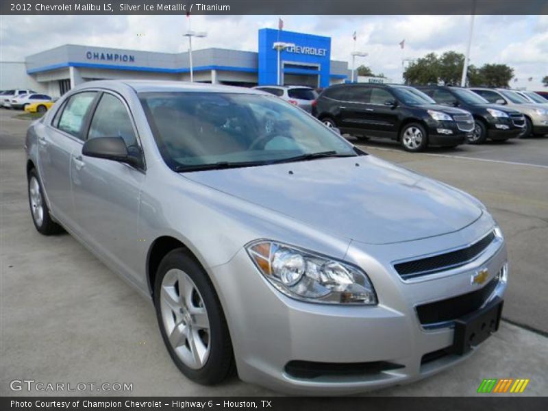 Silver Ice Metallic / Titanium 2012 Chevrolet Malibu LS