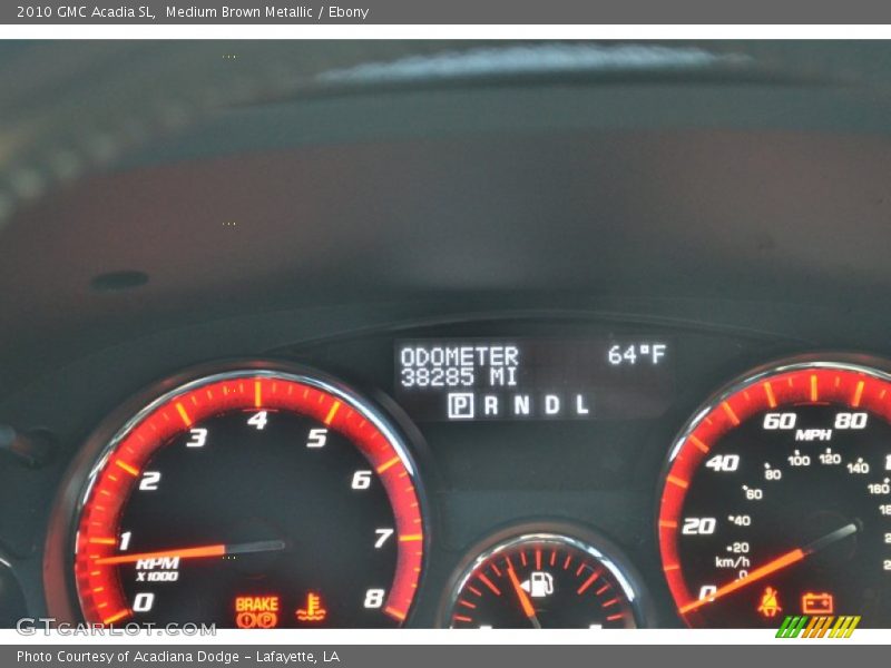 Medium Brown Metallic / Ebony 2010 GMC Acadia SL