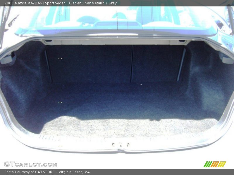 Glacier Silver Metallic / Gray 2005 Mazda MAZDA6 i Sport Sedan