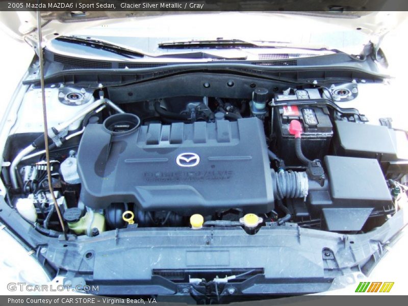 Glacier Silver Metallic / Gray 2005 Mazda MAZDA6 i Sport Sedan
