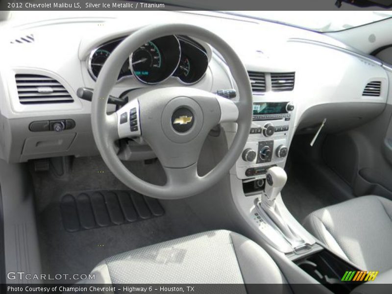 Silver Ice Metallic / Titanium 2012 Chevrolet Malibu LS
