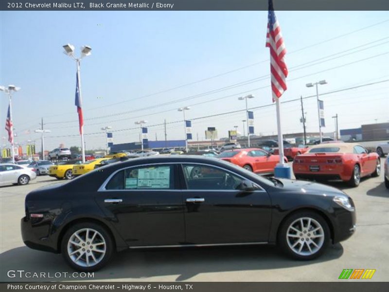 Black Granite Metallic / Ebony 2012 Chevrolet Malibu LTZ