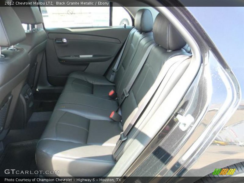  2012 Malibu LTZ Ebony Interior