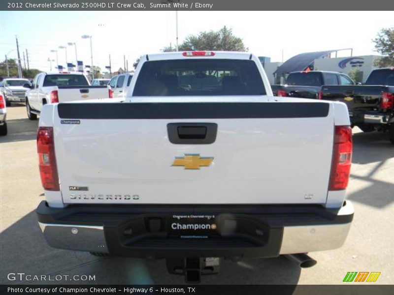 Summit White / Ebony 2012 Chevrolet Silverado 2500HD LT Crew Cab