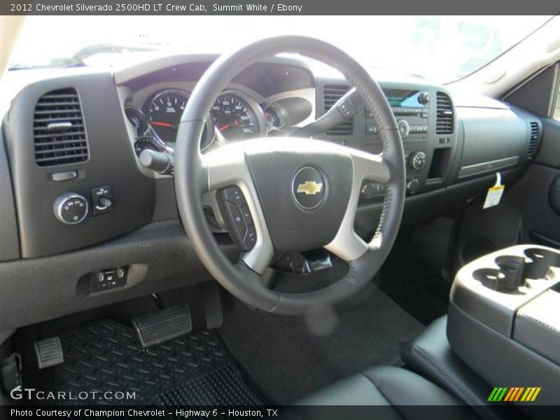 Dashboard of 2012 Silverado 2500HD LT Crew Cab