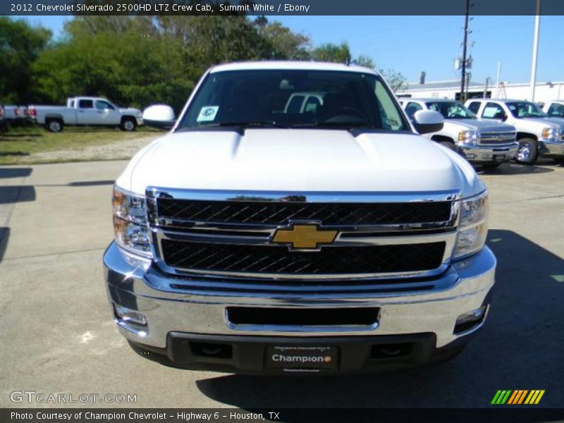 Summit White / Ebony 2012 Chevrolet Silverado 2500HD LTZ Crew Cab