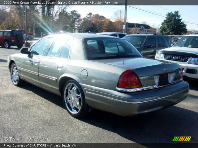 Spruce Green Metallic / Medium Parchment 2000 Ford Crown Victoria LX Sedan