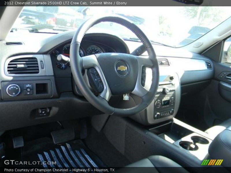 Summit White / Ebony 2012 Chevrolet Silverado 2500HD LTZ Crew Cab