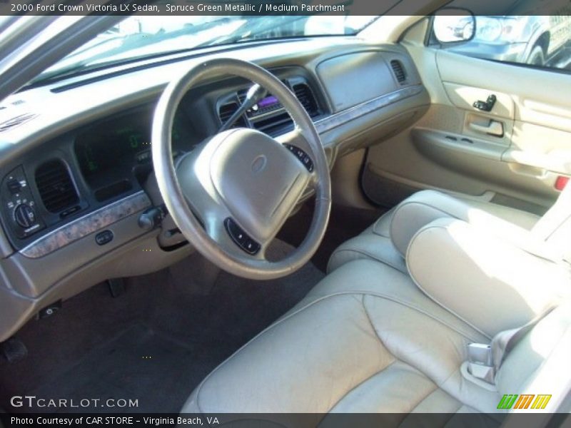 Medium Parchment Interior - 2000 Crown Victoria LX Sedan 
