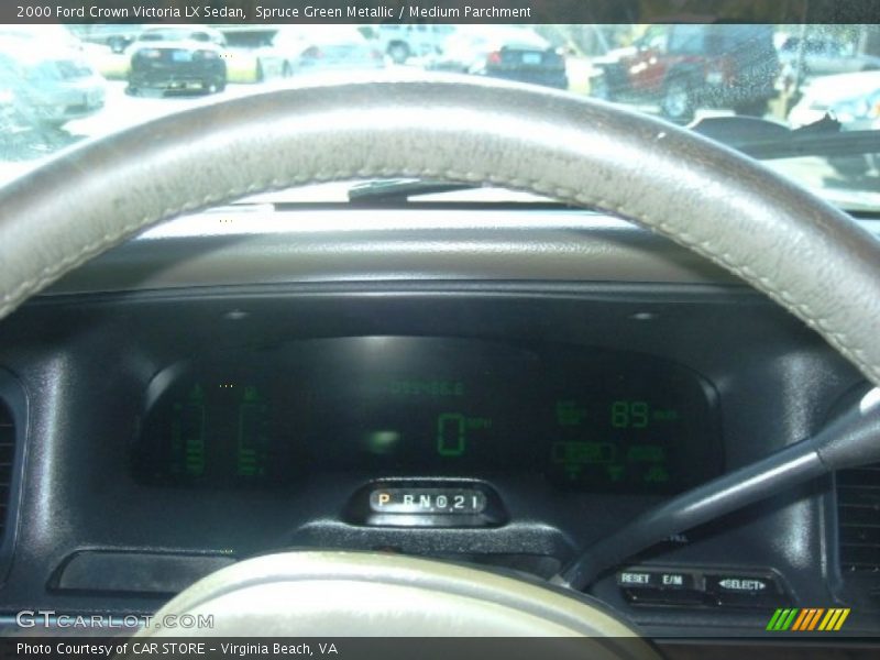 Spruce Green Metallic / Medium Parchment 2000 Ford Crown Victoria LX Sedan