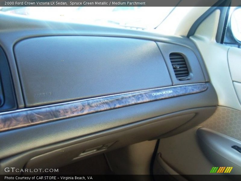 Spruce Green Metallic / Medium Parchment 2000 Ford Crown Victoria LX Sedan