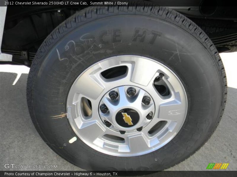 Summit White / Ebony 2012 Chevrolet Silverado 2500HD LT Crew Cab